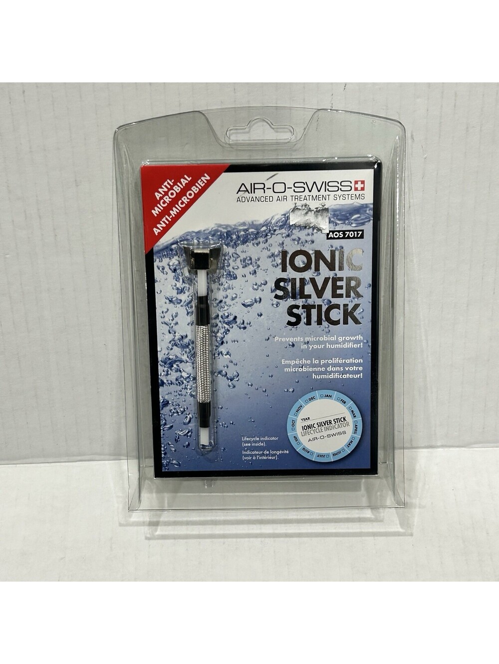 Air O Swiss Ionic Silver Stick AOS 7017 NEW Humidifier Water Treatment